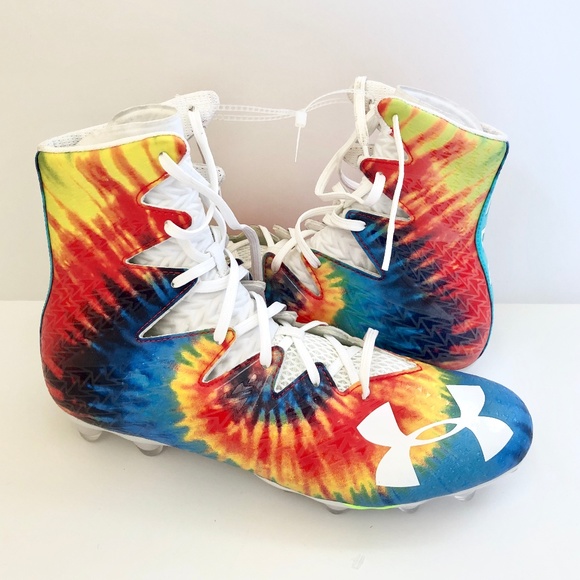 tie dye under armour cleats